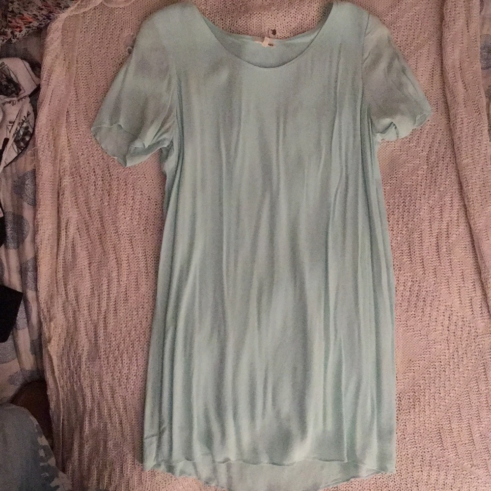 Blue dress